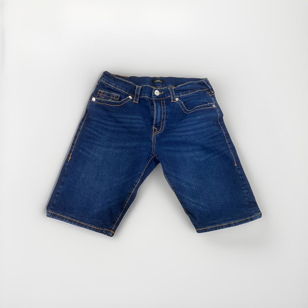 TRUE RELIGION Men's RICKY Relaxed Straight Denim Jean Shorts Size 34